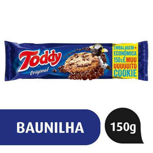 Biscoito Cookie Baunilha Com Gotas De Chocolate Toddy Pacote 150G Embalagem Econômica - Imagem em destaque