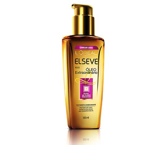 Óleo Elseve extraordinário cabelos lisos 100ml - Imagem em destaque