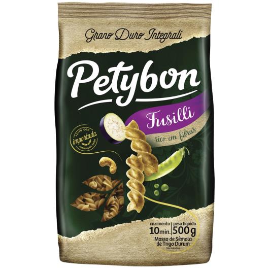 Massa sêmola grano duro integrale fusilli Petybon 500g - Imagem em destaque