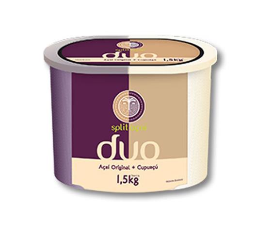 Açaí Split Duo Original + Cupuaçu 1,5kg - Imagem em destaque