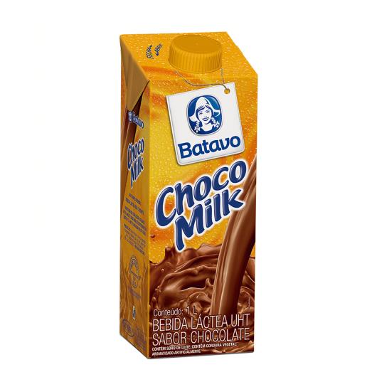 Bebida Láctea UHT Chocolate Batavo Choco Milk Caixa 1l - Imagem em destaque