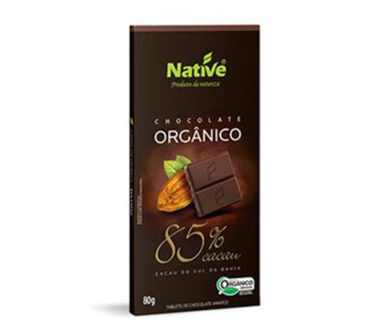 Chocolate Native orgânico amargo 85% de cacau 80g - Imagem em destaque
