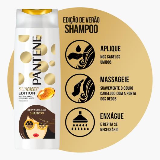 Shampoo Pro-V Restauração Summer Edition Pantene 400ml - Imagem em destaque