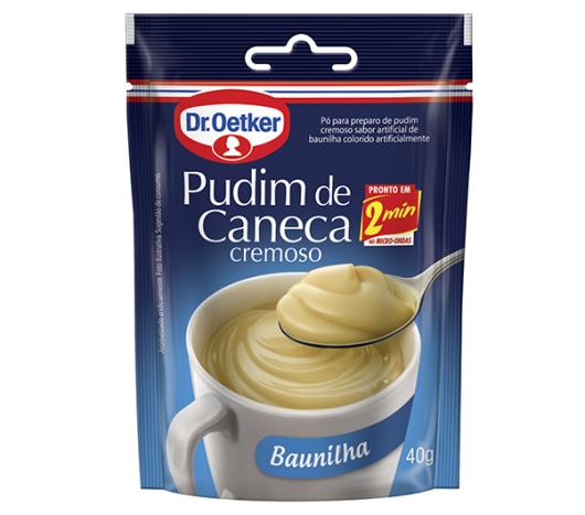 Mistura em pó para pudim de caneca Oetker creme de baunilha 40g - Imagem em destaque
