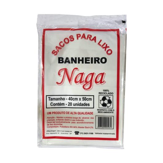 Saco Lixo Naga Banheiro 20 uni - Imagem em destaque