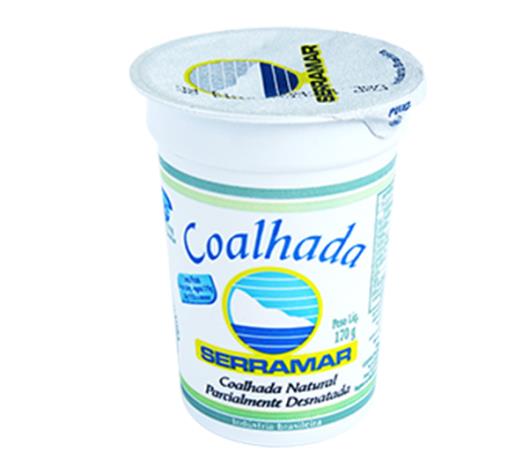 Coalhada Natural Parcialmente Desnatada Serramar 170g - Imagem em destaque