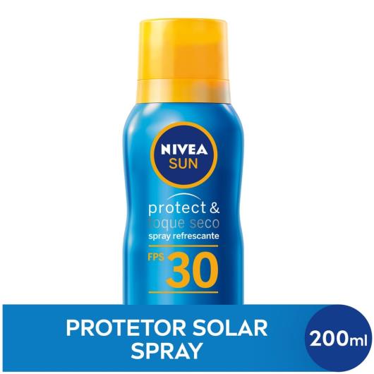 NIVEA SUN Protetor Solar Spray Protect & Toque Seco FPS30 200ml - Imagem em destaque