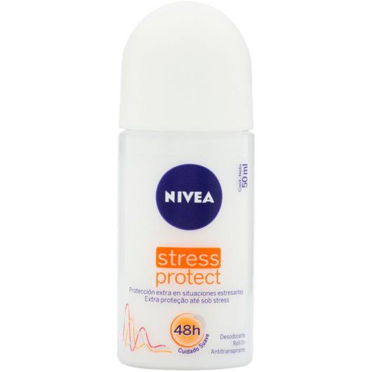 Desodorante Antitranspirante Roll On Nivea Stress Protect Feminino 50ml - Imagem em destaque