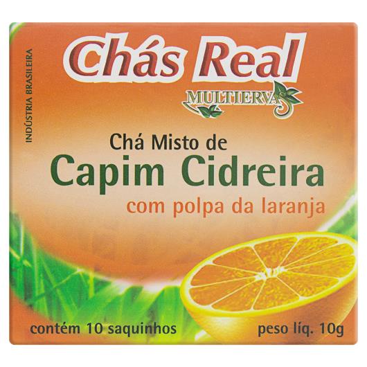 Chá Capim-Cidreira com Laranja Real Multiervas Caixa 10g 10 Unids - Imagem em destaque