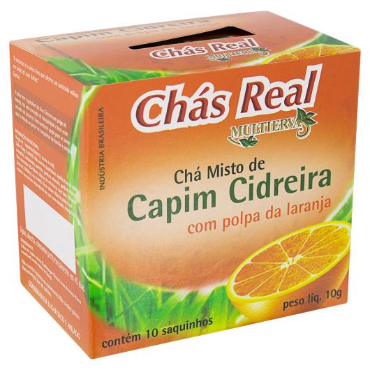 Chá Capim-Cidreira com Laranja Real Multiervas Caixa 10g 10 Unids - Imagem em destaque