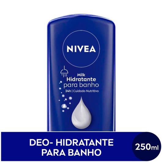 Hidratante Desodorante para Banho Nivea Milk 250ml - Imagem em destaque