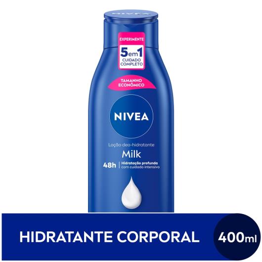 NIVEA Loção Hidratante Milk Pele seca a extrasseca 400ml - Imagem em destaque