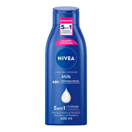 NIVEA Loção Hidratante Milk Pele seca a extrasseca 400ml - Imagem em destaque