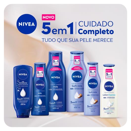 NIVEA Loção Hidratante Milk Pele seca a extrasseca 400ml - Imagem em destaque