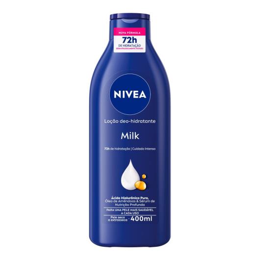 NIVEA Loção Hidratante Milk Pele seca a extrasseca 400ml - Imagem em destaque