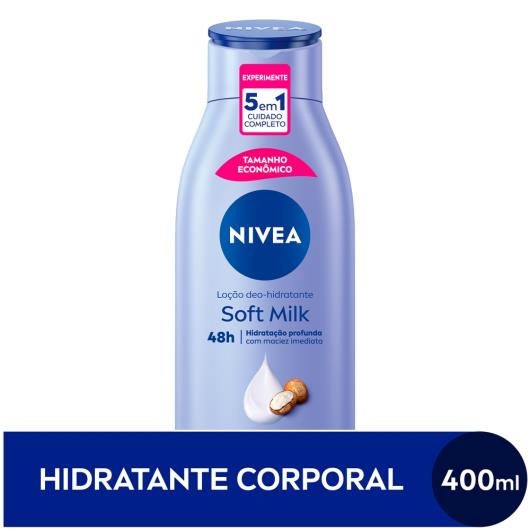 NIVEA Loção Hidratante Soft Milk 400ml - Imagem em destaque