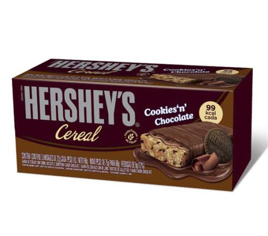Barra Cereal  Hershey's Cookies Chocolate 66g - Imagem em destaque