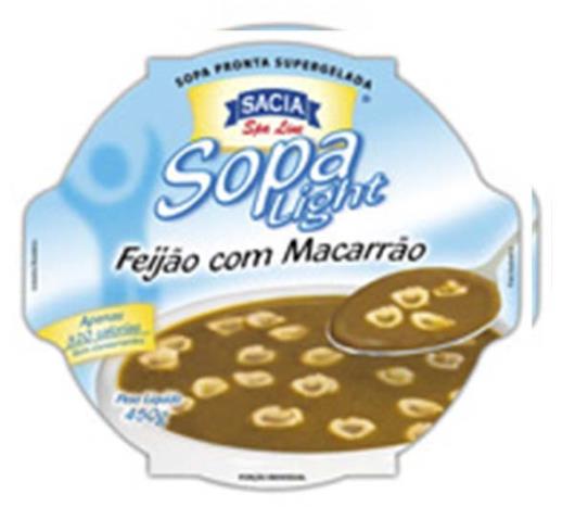 Sopa SACIA feijão com macarrão light 450g - Imagem em destaque