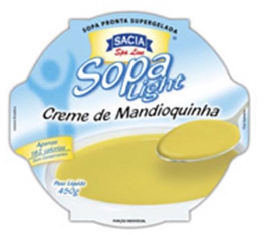 Sopa creme de mandioquinha light Sacia 450g - Imagem em destaque