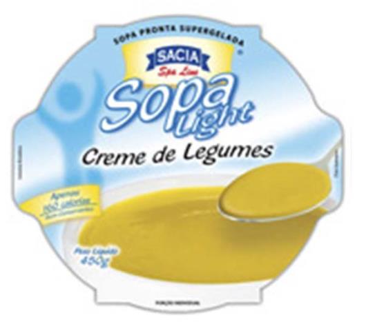 Sopa SACIA creme de legumes light 450g - Imagem em destaque