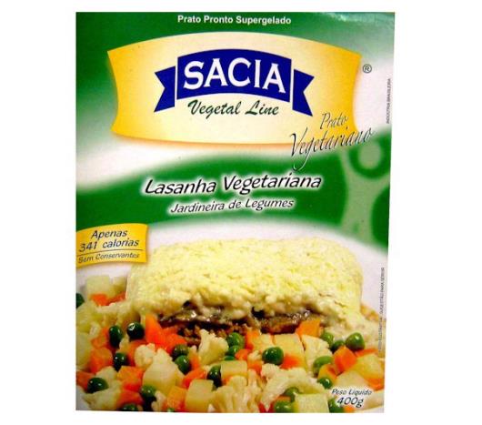 Lasanha vegetariana Sacia 400g - Imagem em destaque