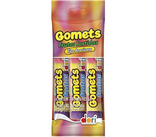 Bala Dori Gomets Frutas Sortidas 96g - Imagem em destaque