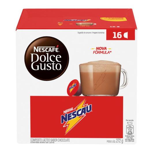 Achocolatado em Cápsula NESCAFÉ DOLCE GUSTO Sabor Nescau 16 Cápsulas - Imagem em destaque