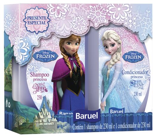 Kit Baruel Shampoo 230ml + Condicionador  230ml Disney Frozen - Imagem em destaque