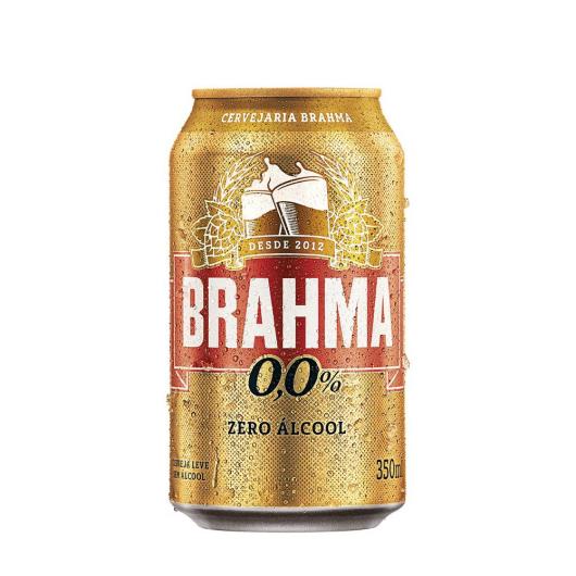 Cerveja Brahma Zero Álcool Lata 350ml - Imagem em destaque