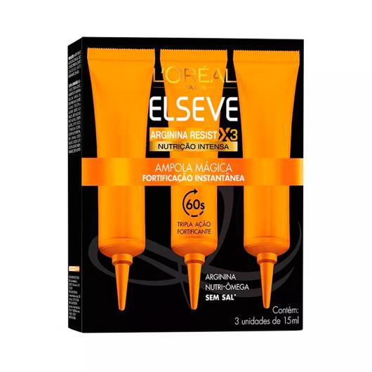 Ampola reparadora Elséve arginina resist x3  3x15 45ml - Imagem em destaque