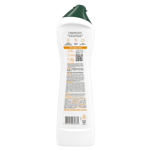 CIF Cremoso Limpeza Milagrosa Laranja para casa 450ml - Imagem em destaque