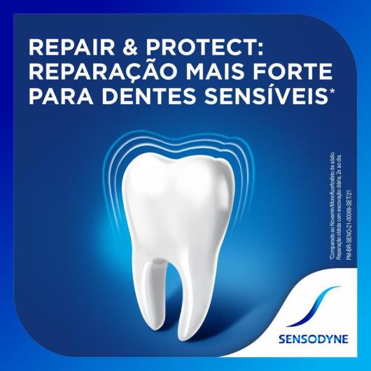 Creme dental Sensodyne repair & protect white 100g - Imagem em destaque
