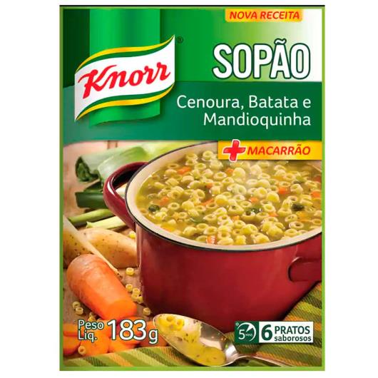 Sopão Knorr cenoura batata mandioquinha sachê 183g - Imagem em destaque
