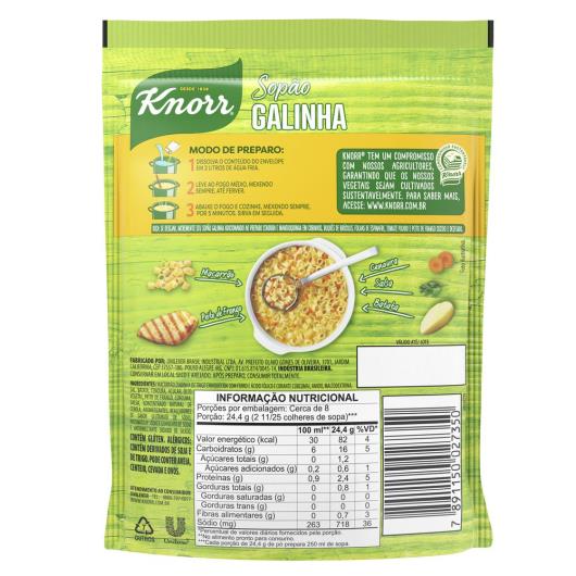 Sopão Knorr Galinha 195gr - Imagem em destaque