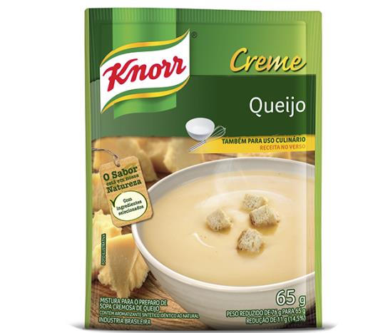 Creme Knorr sabor queijo sachê 65g - Imagem em destaque
