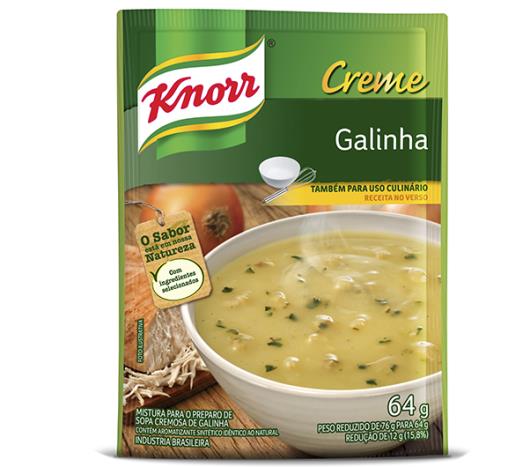 Creme Knorr sabor galinha sachê 64g - Imagem em destaque