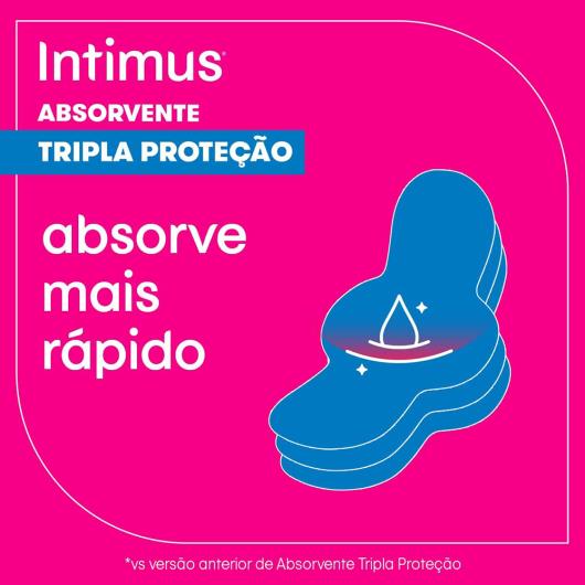 Absorvente INTIMUS Tripla Proteção Suave c/ Abas - 32 unidades - Imagem em destaque