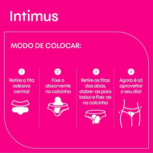 Absorvente INTIMUS Tripla Proteção Suave c/ Abas - 32 unidades - Imagem em destaque