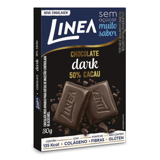 Chocolate Linea Dark zero açúcar 30g - Imagem em destaque