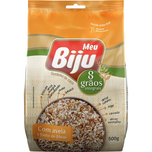 Arroz Meu Biju 8 Grãos Integrais com aveia 500g - Imagem em destaque