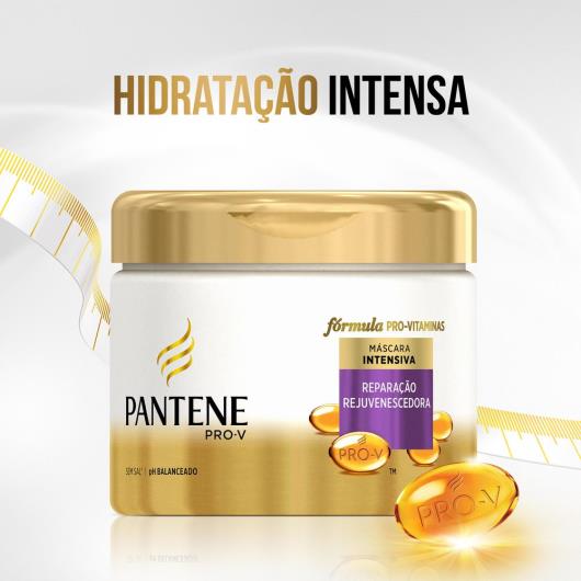 Máscara capilar Pantene tratamento reparador rejuvenescimento 300ml - Imagem em destaque