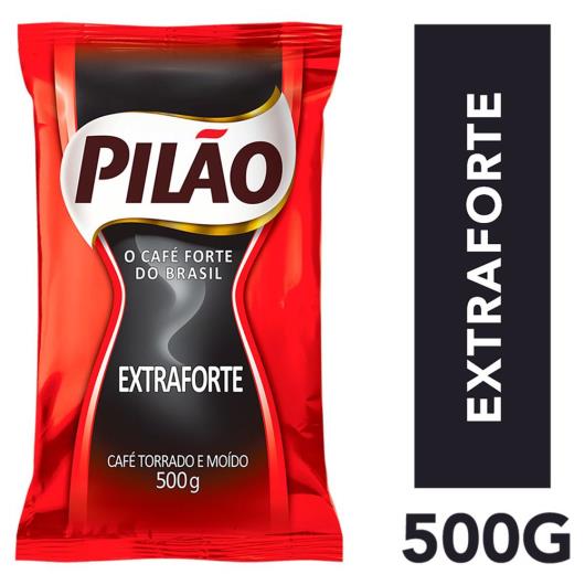 Café Pilão Extraforte Torrado e Moído Almofada 500g - Imagem em destaque