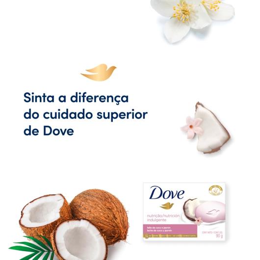 Sabonete em barra coco Dove Delicious care 90g - Imagem em destaque