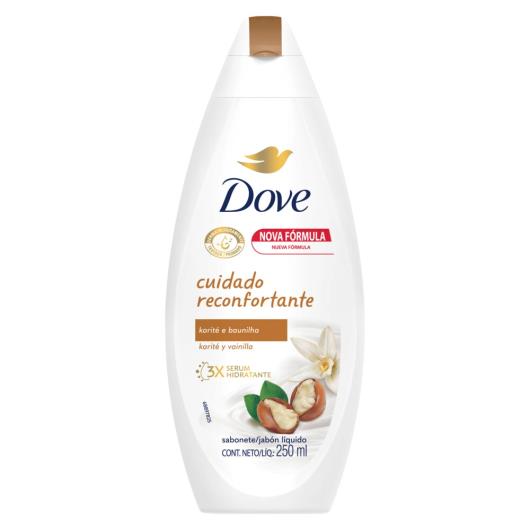 Sabonete Dove delicious care manteiga de karité e baunilha Líquido 250ml - Imagem em destaque