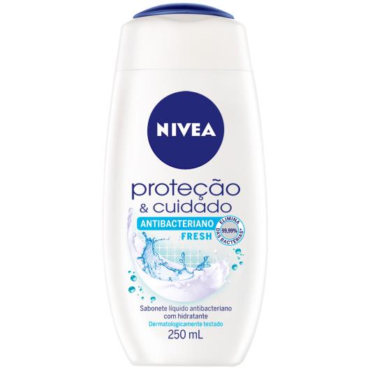 Sabonete Líquido Proteção & Cuidado Nivea Antibactericida Fresh 250ml - Imagem em destaque