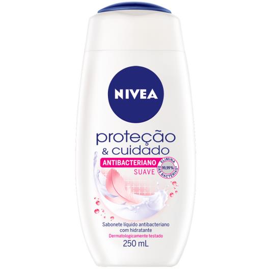 Sabonete líquido Nivea Proteção & Cuidado antibacteriano suave 250ml - Imagem em destaque