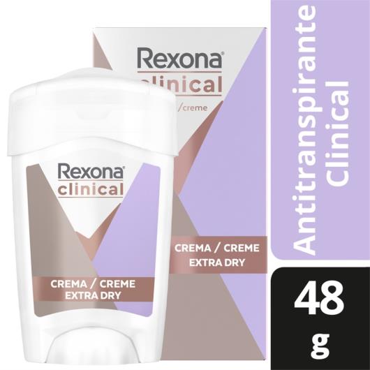 Desodorante Antitranspirante Rexona Clinical Extra Dry 48g - Imagem em destaque