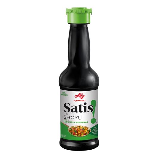 Molho Shoyu Suave Satis! Legumes e Verduras Frasco 150ml - Imagem em destaque