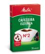 Filtro de Papel para Cafeteira Elétrica Melitta nº 2 Caixa 30 Unidades