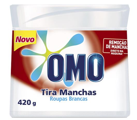 Tira-Manchas OMO Roupas Brancas Pó 420g - Imagem em destaque